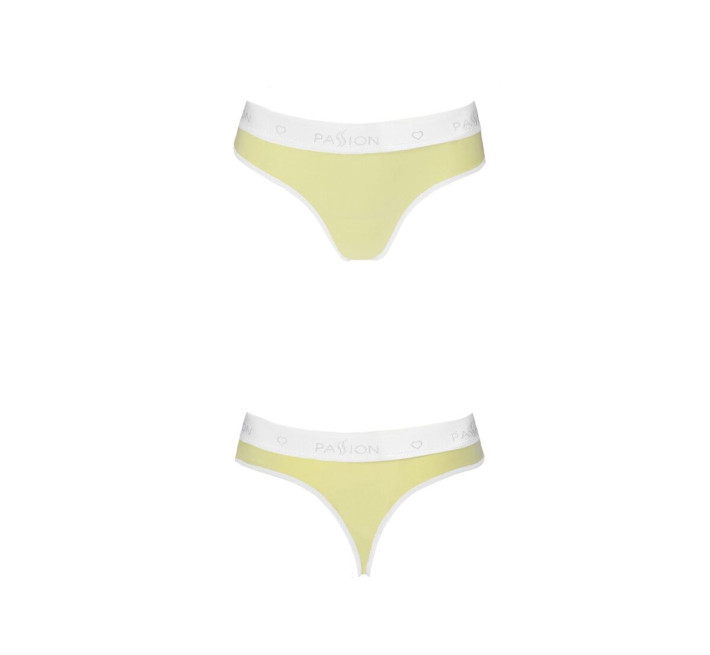 Спортивні трусики-стрінги Passion PS007 PANTIES S, yellow