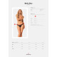 Сетчатые трусики под омбре Obsessive Bella Rou panties черные M/L