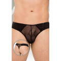 Чоловічі труси SoftLine Thongs 4514 Чорні XL