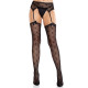 Колготки-панчохи Leg Avenue Heart Garterbelt Stockings One Size Black