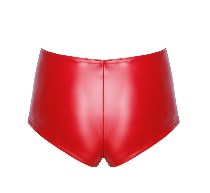 Шорти Noir Handmade F356 Red powerwetlook shorts - S