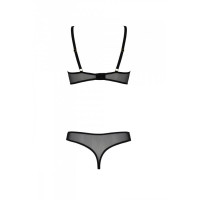Эротическое боди Passion MARINA BODY, XXL/XXXL, beige, с открытыми чашками