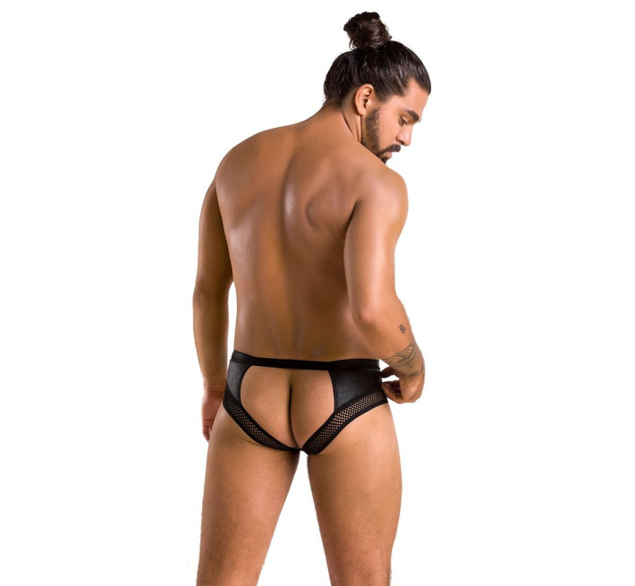 Чоловічі труси з ланцюжком Passion 030 Slip Tom Black S/M