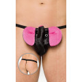 Трусы Softline слоник Thong 4445 Черные S/L