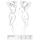 Напівпрозорий корсет Passion Exclusive Mirajane Corset чорний L/XL