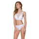 Топ з прозорою вставкою Passion PS002 TOP S, white