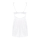 Сорочка Obsessive Amor Blanco underwire chemise & thong white L/XL