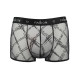 Чоловічі прозорі боксери Passion 032 Short James Black XXL/XXXL