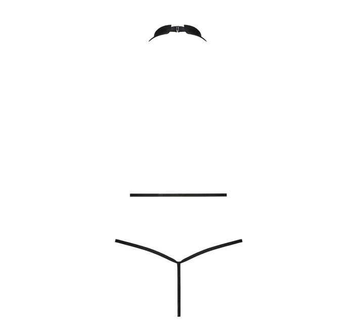 Боди-халтер из экокожи Passion JANNIES BODY black XXL/XXXL