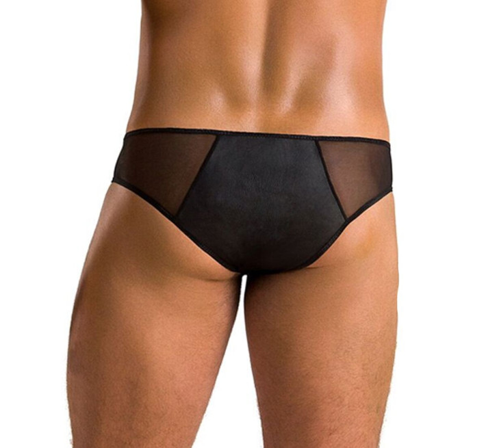 Мужские слепы на молнии Passion 042 Slip Timmy Black L/XL