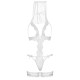 Костюм нареченої Leg Avenue G-string teddy, veil & garter White One size, з відкритими грудьми