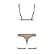 Эротический комплект нижнего белья Passion GABI SET beige XXL/XXXL