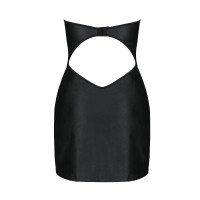 Мини платье из экокожи Passion Celine Chemise black 6XL/7XL