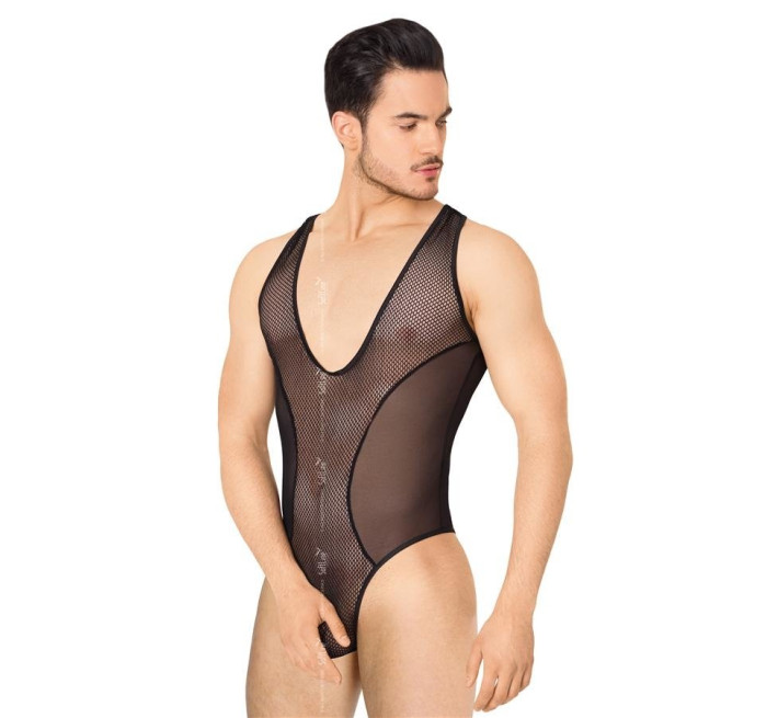 Мужское боди SoftLine Body 4609 Черное XL