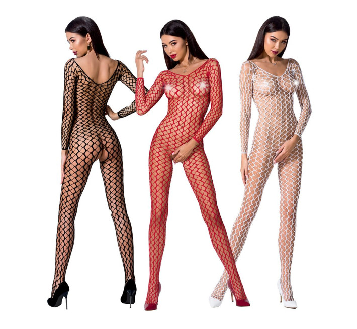 Бодистокинг Passion BS068 Белый S/M/L