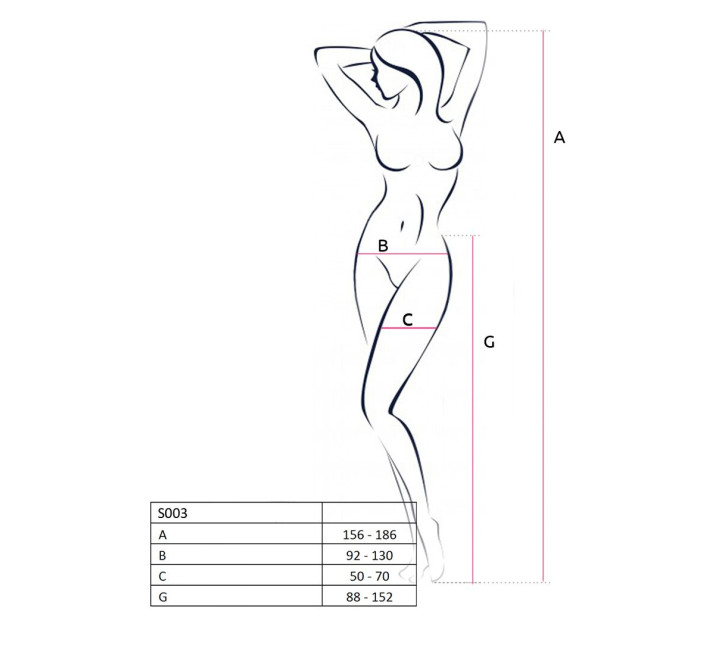 Эротические колготки Passion S003 Белые S/M/L
