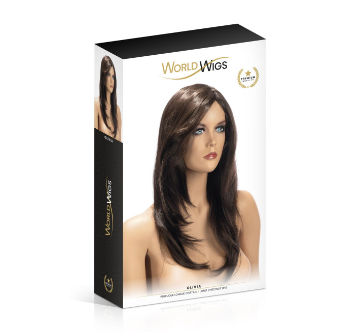 Перука World Wigs OLIVIA LONG CHESTNUT