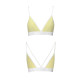 Спортивный топ с двойными бретелями Passion PS007 TOP L, yellow