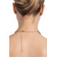 Кольє зі стразами Bijoux Pour Toi Emma Золоте