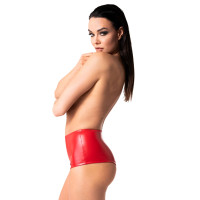 Шорты Noir Handmade F356 Red powerwetlook shorts - S Шорты Noir Handmade F356 Red powerwetlook shorts - S