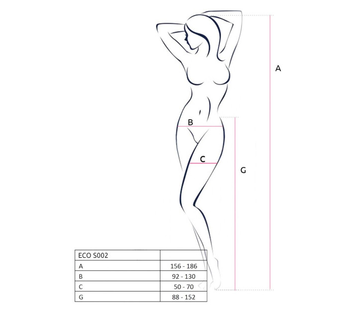 Еротичні колготки-бодістокінг Passion ECO S002 red