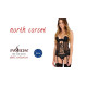 Корсет с открытой грудью Passion NORTH CORSET black S/M