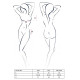 Еротичний комплект Passion PETRA SET XXL/XXXL Чорний