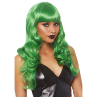 Хвиляста перука Leg Avenue Misfit Long Wavy Wig Green, довга, реалістичний вигляд, 61 см Хвиляста перука Leg Avenue Misfit Long Wavy Wig Green, довга, реалістичний вигляд, 61 см