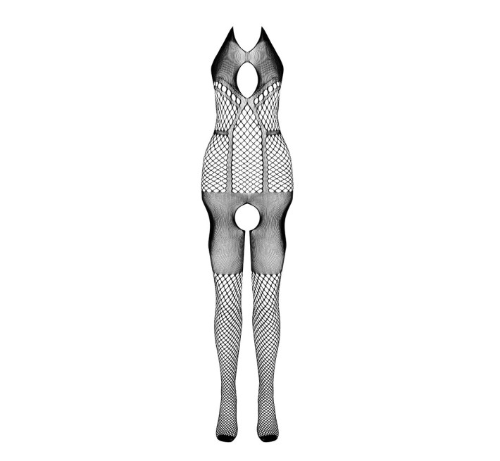 Бодистокинг с имитацией чулок Passion BS079 black