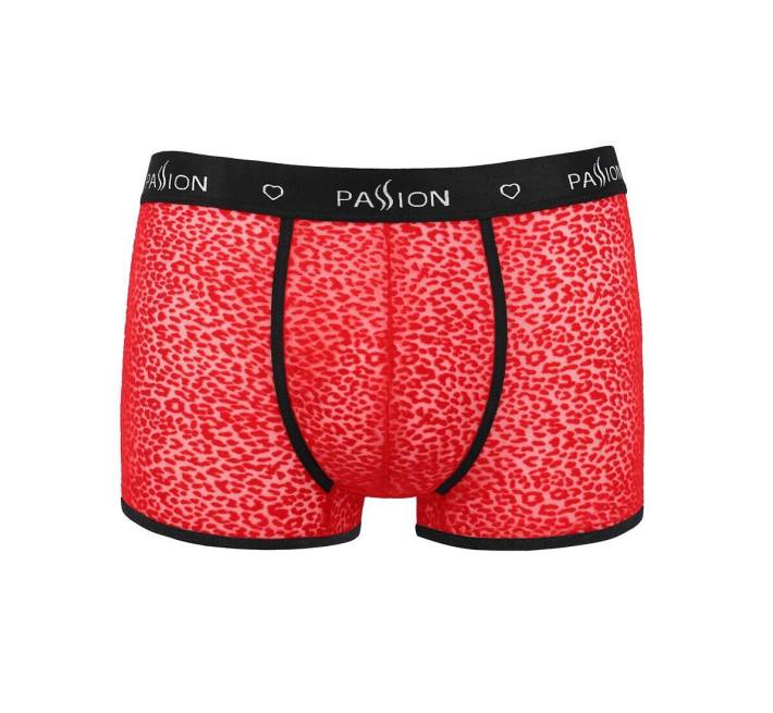 Мужские прозрачные боксеры Passion 046 Short Parker Red L/XL