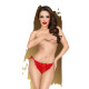 Трусики-слепые Penthouse Too Hot To Be Real Red S/M