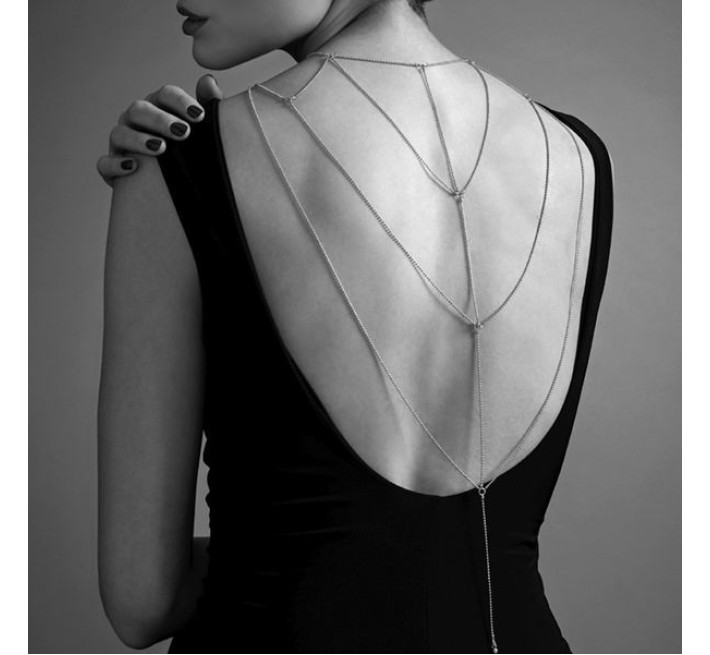 Цепочка для спины Bijoux Indiscrets Magnifique Back and Cleavage Chain Золотая