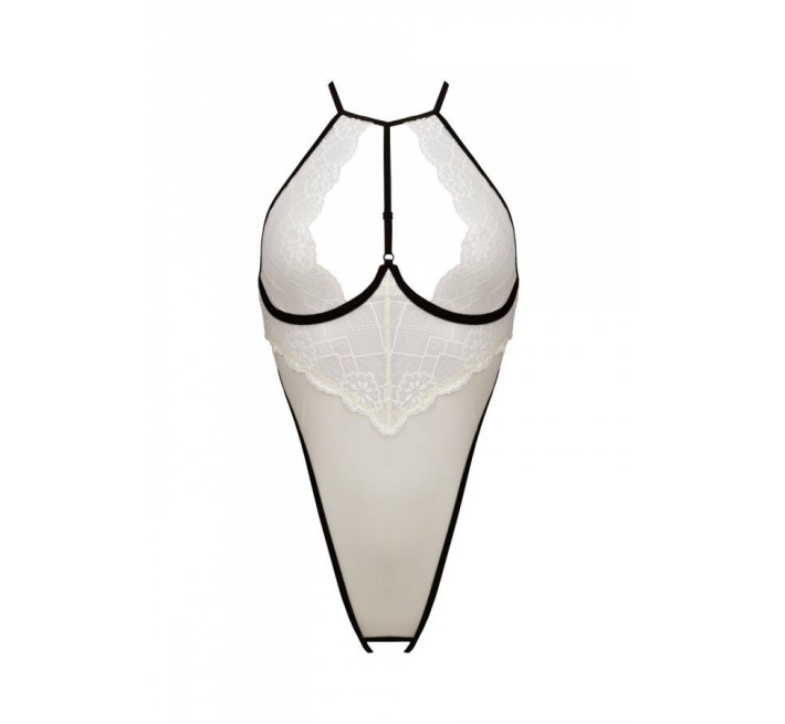 Боди с доступом Passion CHIKA BODY L/XL, cream