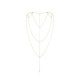 Цепочка для спины Bijoux Indiscrets Magnifique Back and Cleavage Chain Золотая