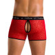 Мужские прозрачные боксеры Passion 046 Short Parker Red L/XL