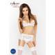 Комплект эротического белья Passion Erotic Line OFELIA SET WITH OPEN BRA XXL/XXXL Белый