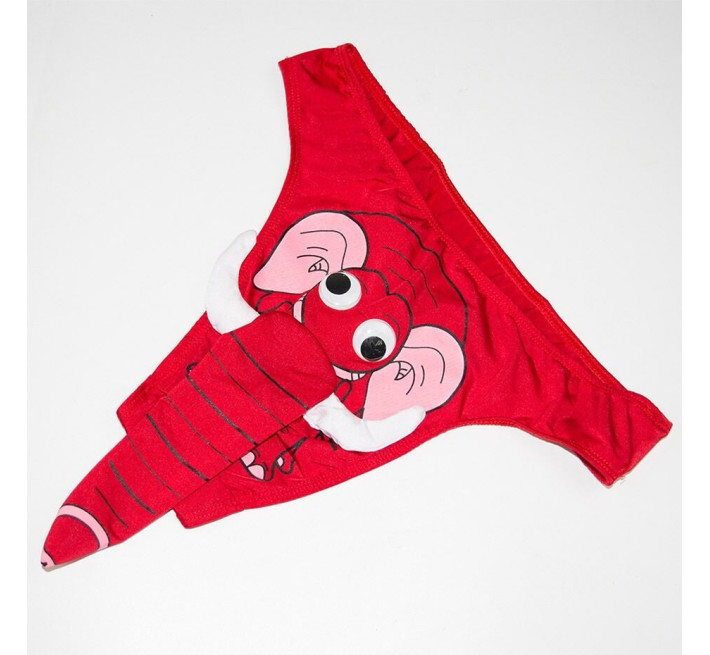 Чоловічі еротичні труси JSY Слоник з бивнями One Size