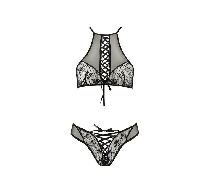 Эротический комплект Passion AZALIA SET black L/XL