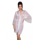 Повітряний пеньюар Passion LOVELIA PEIGNOIR white L/XL
