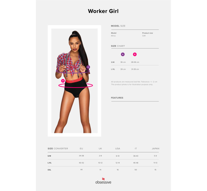Костюм робітниці Obsessive Worker Girl L/XL