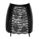 Юбка Noir Handmade F341 Powerwetlook and lace skirt - L