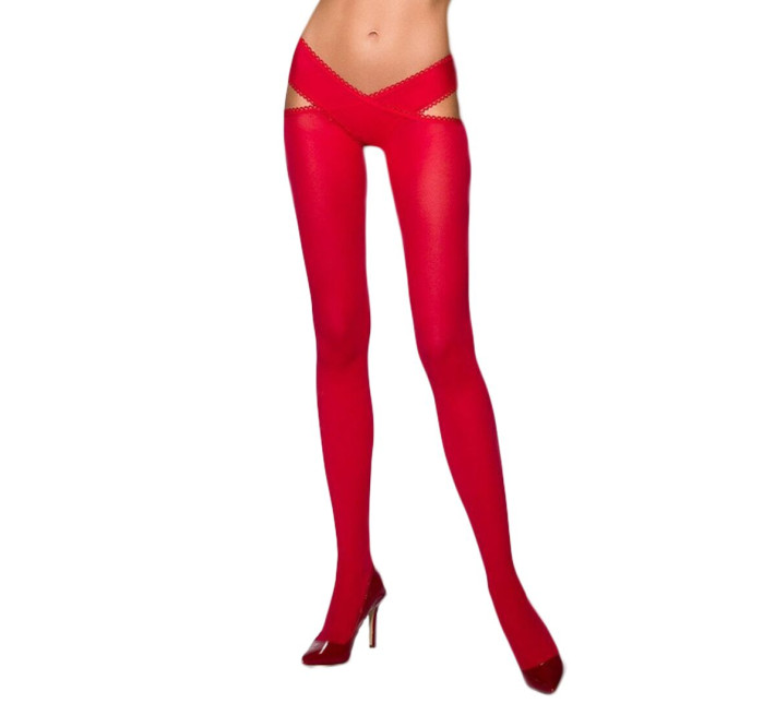 Еротичні колготки Passion TIOPEN 005 Червоні 1/2 60 den