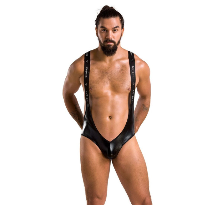 Мужское открытое боди Passion 027 Bruno Black L/XL