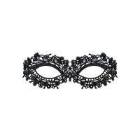 Кружевная маска Obsessive A710 mask, черная, единственный размер Кружевная маска Obsessive A710 mask, черная, единственный размер