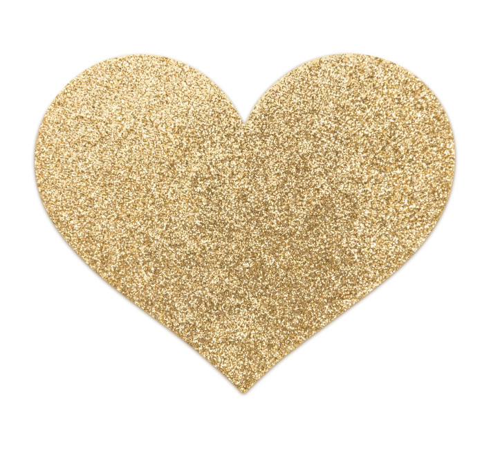 Пестіс стікіні Bijoux Indiscrets Flash Heart Золоті