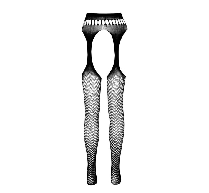 Еротичні колготки-бодістокінг Passion ECO S002 white