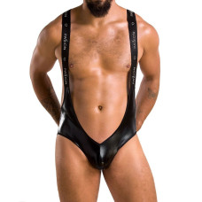 Чоловіче відкрите боді Passion 027 Bruno Black L/XL
