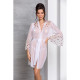 Повітряний пеньюар Passion LOVELIA PEIGNOIR white L/XL