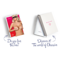 Кружевная маска Obsessive A710 mask, черная, единственный размер Кружевная маска Obsessive A710 mask, черная, единственный размер