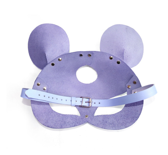 Шкіряна маска мишки Art of Sex - Mouse Mask, колір Лавандовий